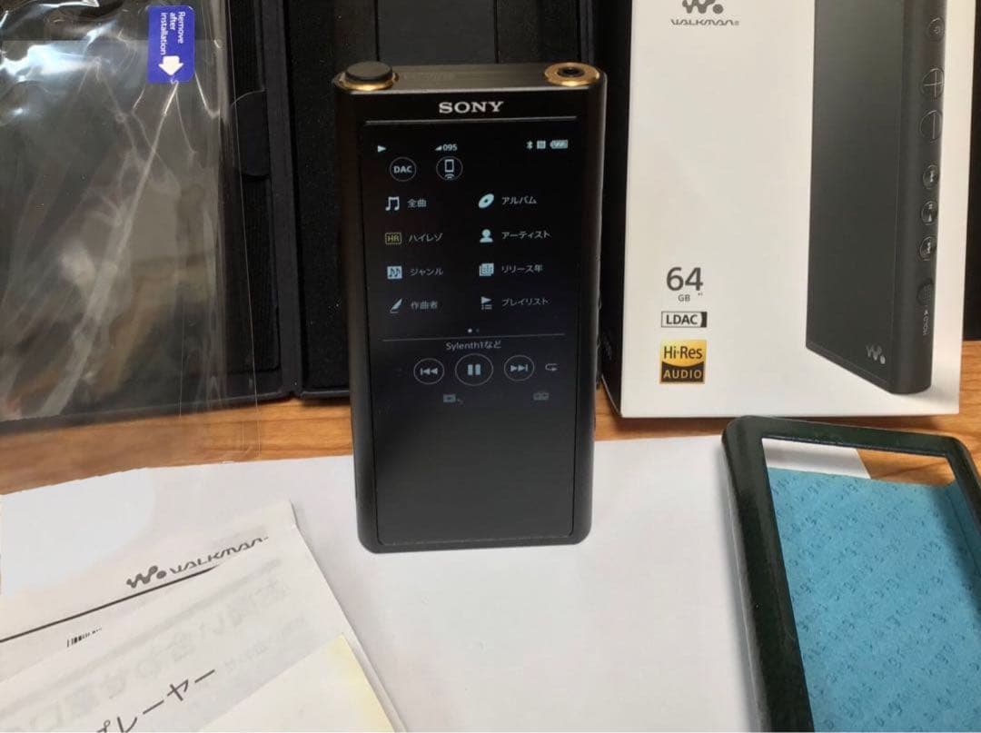SONY NW-ZX300 　WALKMAN 64GB BLACK 　ケース付き