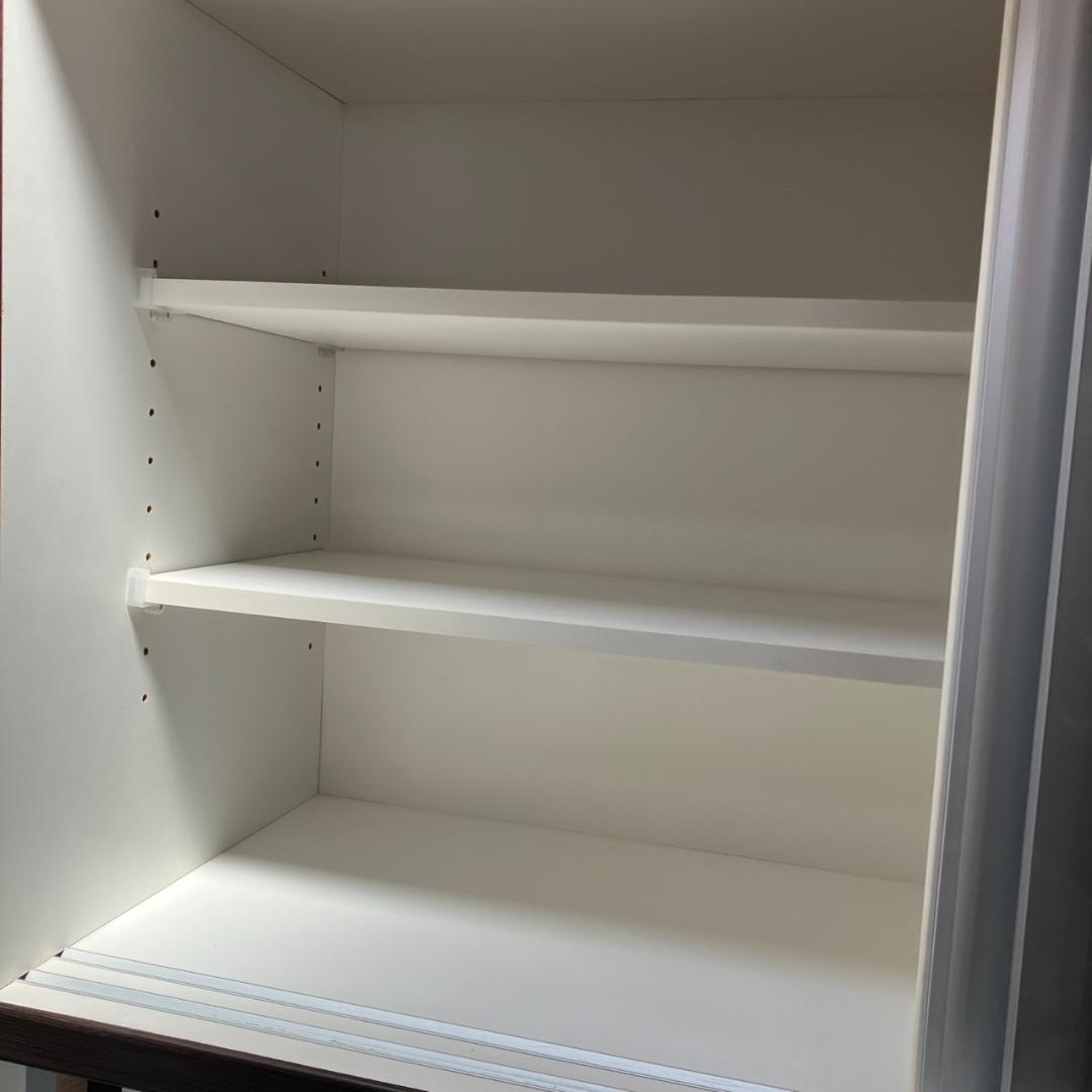 【福岡市 市内近郊限定】NITORI 食器棚 120㎝幅 ワイド 配達設置無料♬