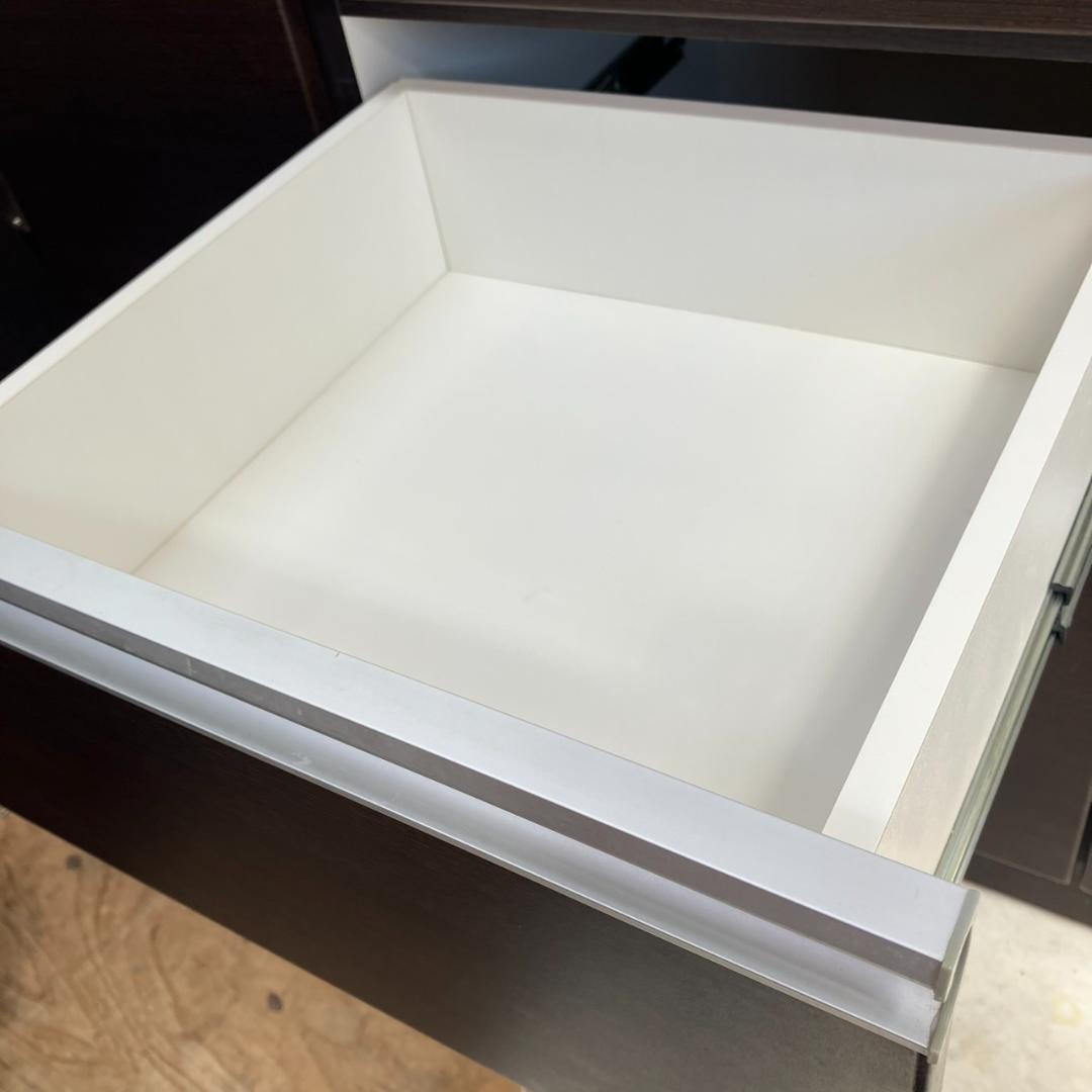 【福岡市 市内近郊限定】NITORI 食器棚 120㎝幅 ワイド 配達設置無料♬