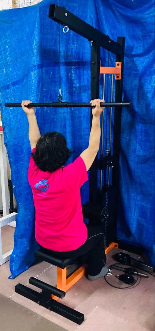 GENKI製　ラットマシン&ロープーリーマシン　100kg　ストレートバー型