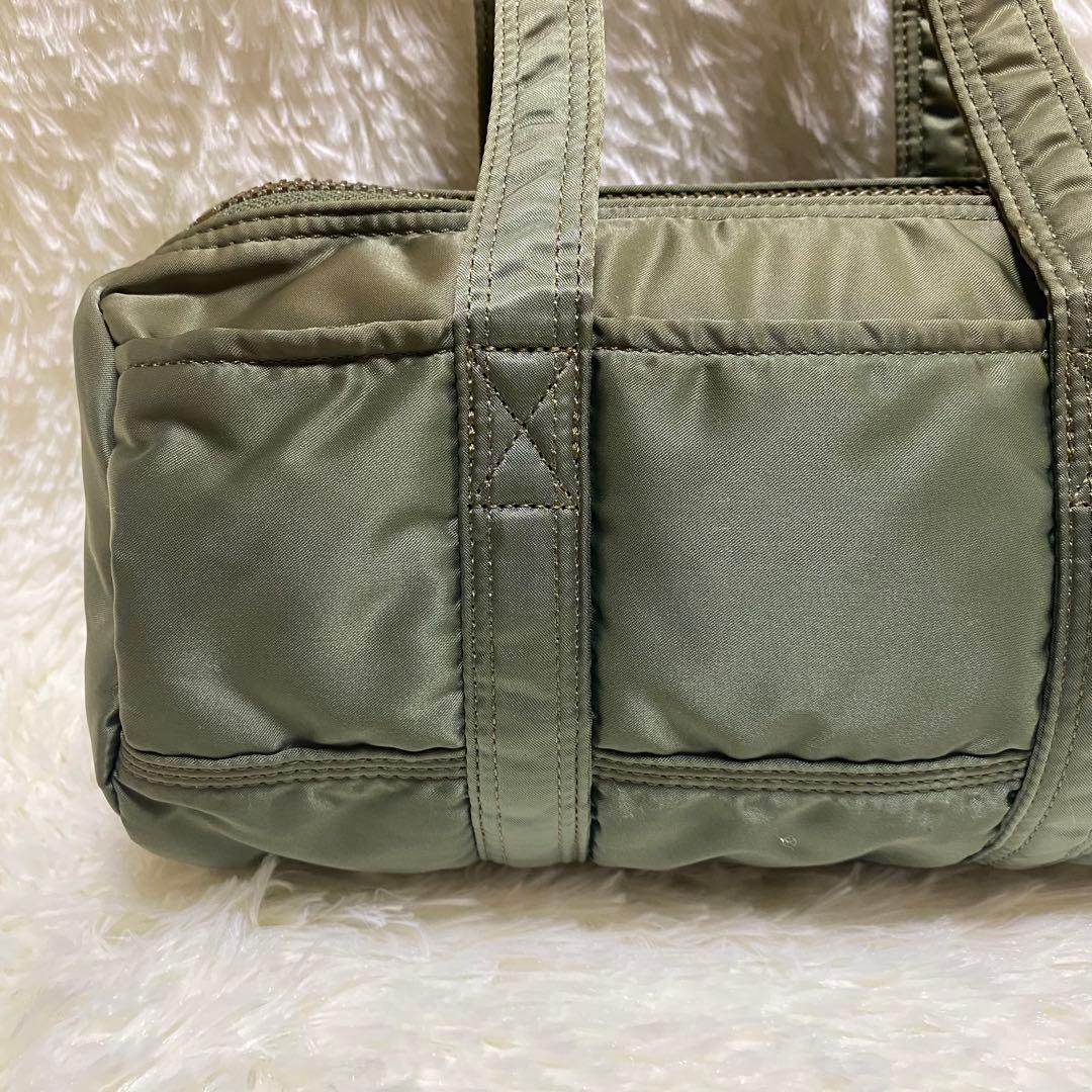 ✨美品✨PORTER タンカー ミニボストンバッグ セージグリーン S