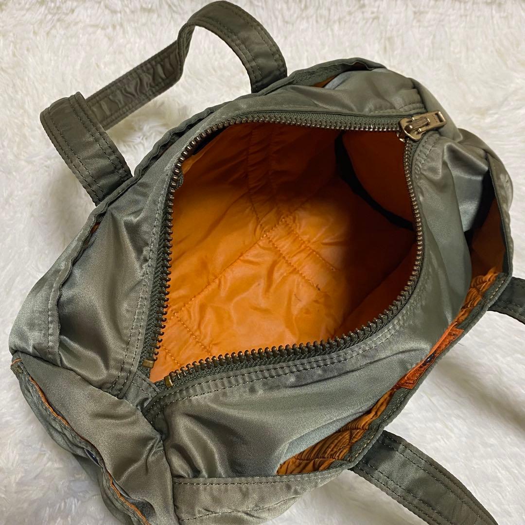 ✨美品✨PORTER タンカー ミニボストンバッグ セージグリーン S