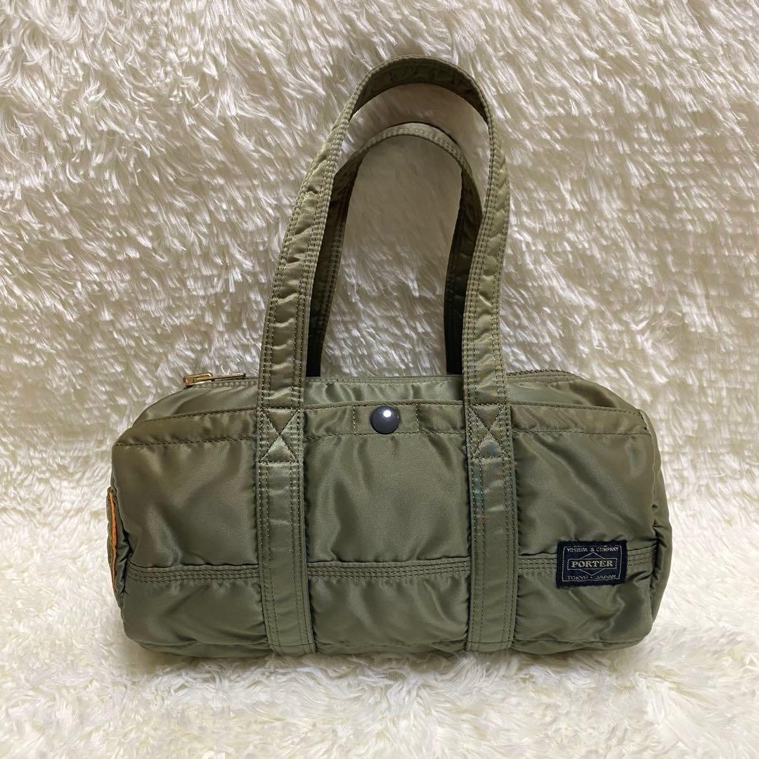 ✨美品✨PORTER タンカー ミニボストンバッグ セージグリーン S