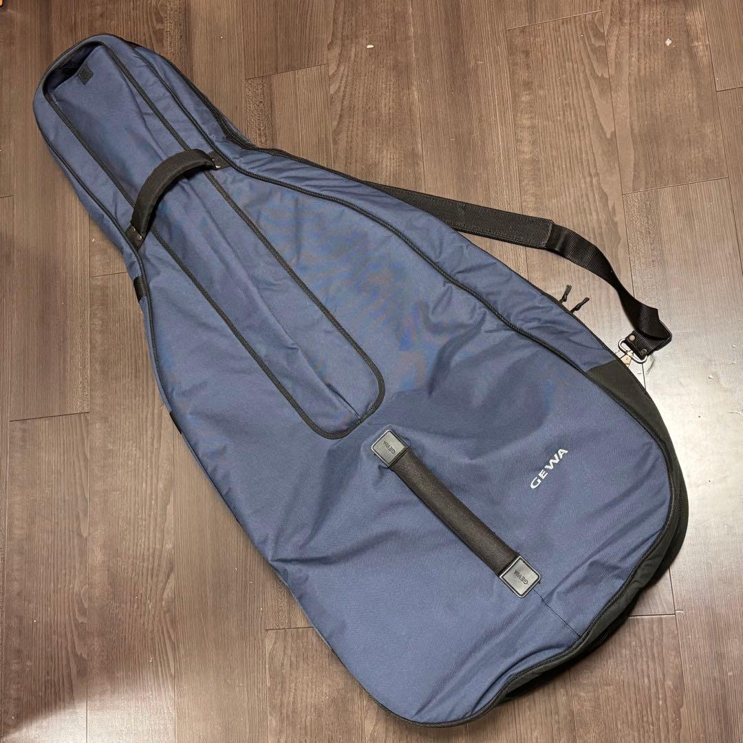GEWA チェロケース ネイビー ゲバ