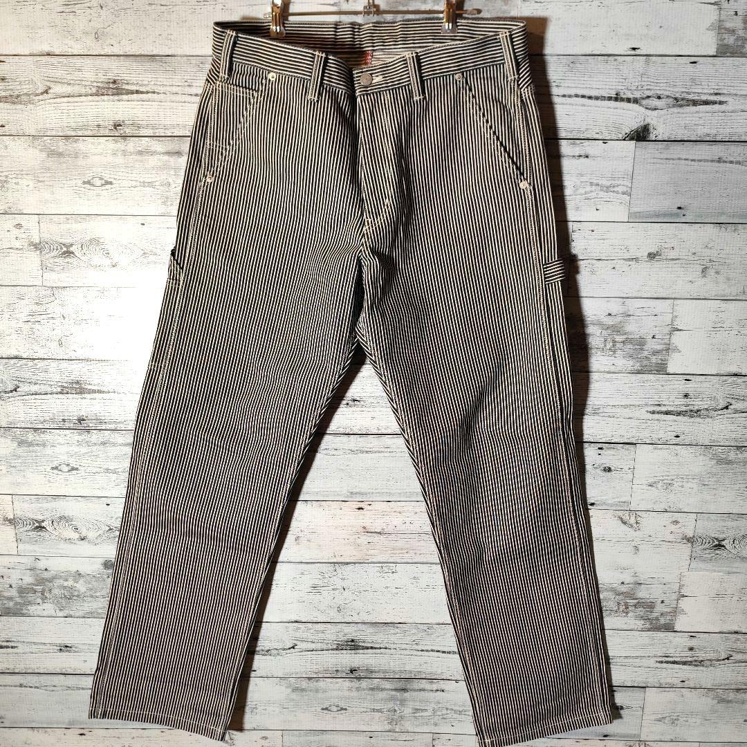 ★美品★ KOJIMA GENES 児島ジーンズ ヒッコリー ペインターパンツ