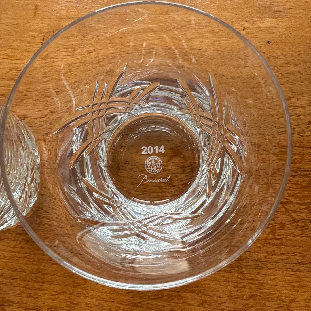 Baccara バカラグラス5点　2014×2個/2013×3個