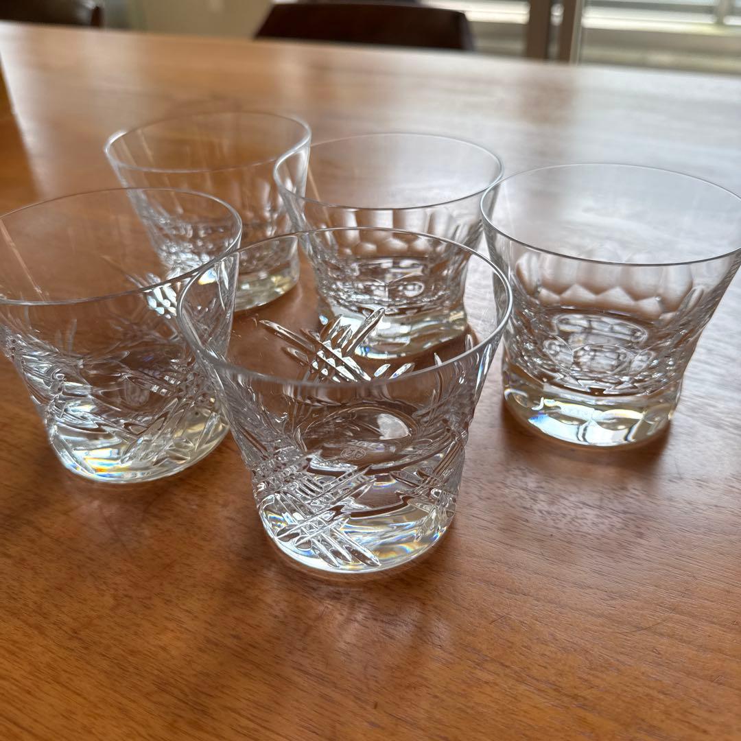 Baccara バカラグラス5点　2014×2個/2013×3個