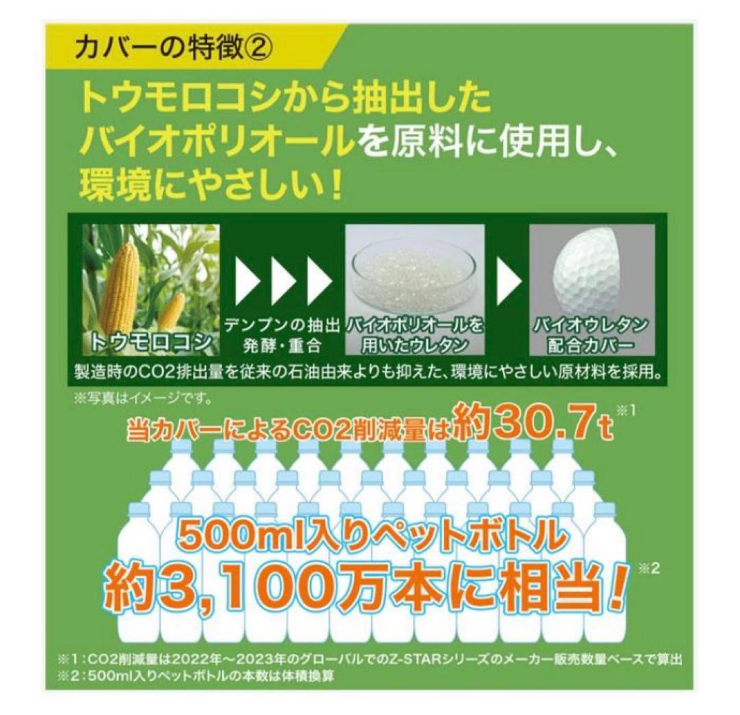 【新品】スリクソン Z-STAR ゴルフボール 2025 ホワイト 2ダース