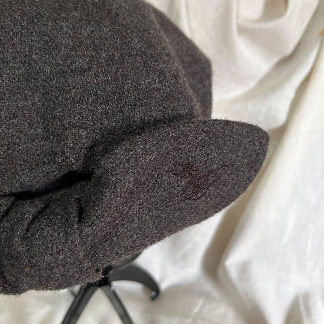 ヴィヴィアンウエストウッド キャスケット ブラウン