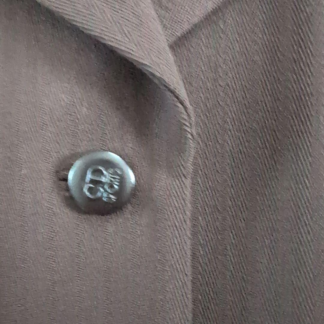 Christian.Diorブラウン テーラードジャケット エンブレム付きレトロ