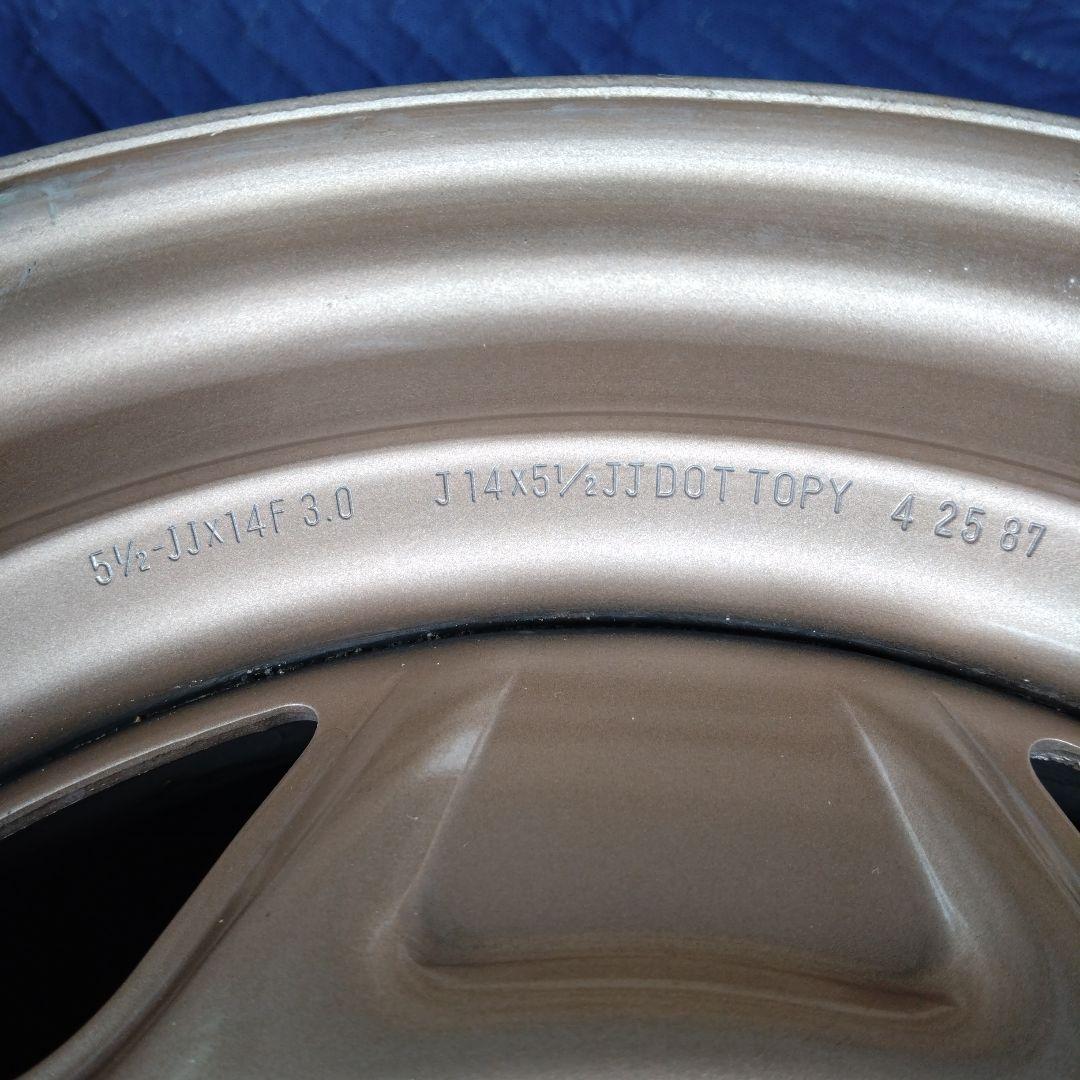 ①三菱ランサーEXターボ純正 14インチ スチールホイール ①、②セット購入