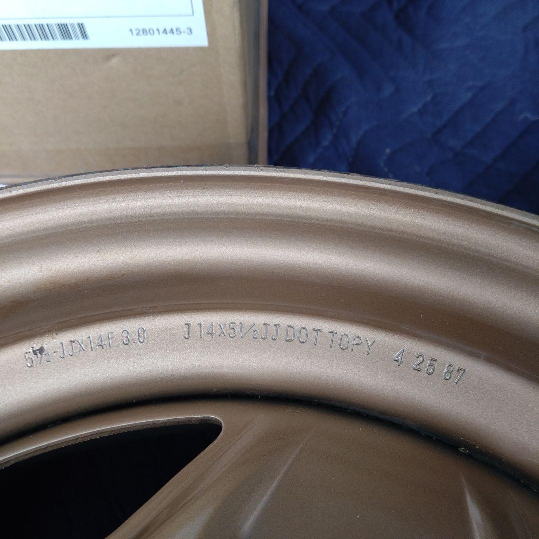 ①三菱ランサーEXターボ純正 14インチ スチールホイール ①、②セット購入