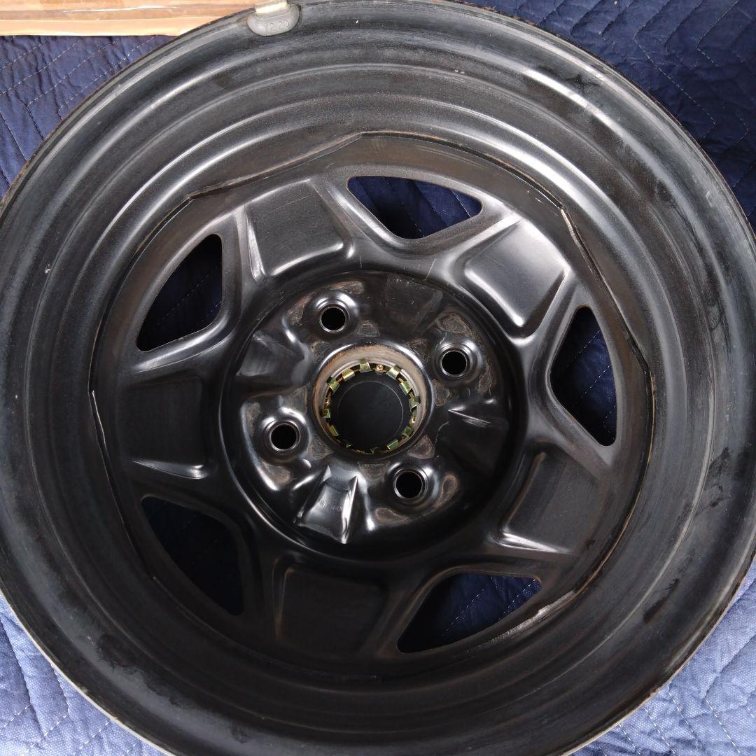 ①三菱ランサーEXターボ純正 14インチ スチールホイール ①、②セット購入