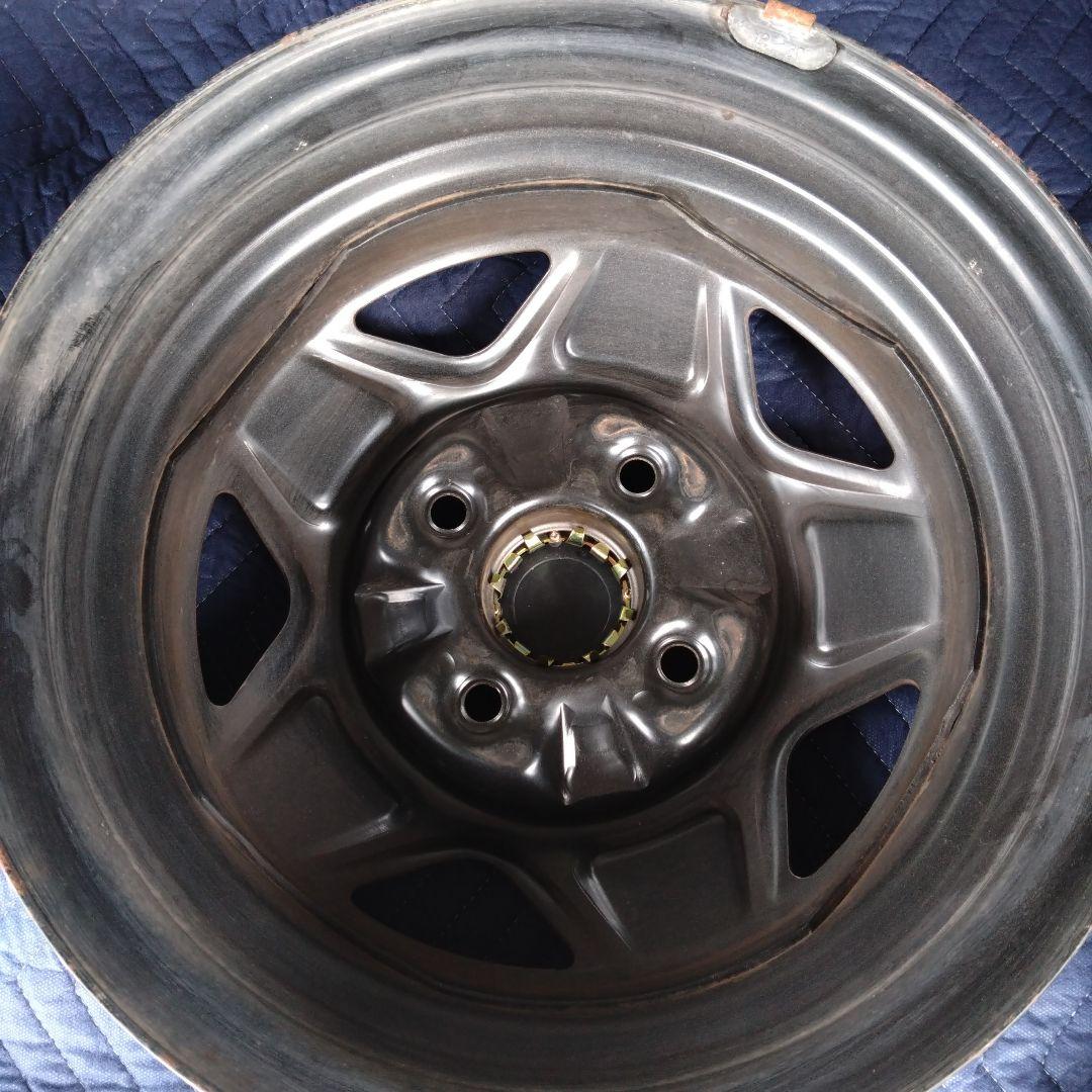 ①三菱ランサーEXターボ純正 14インチ スチールホイール ①、②セット購入