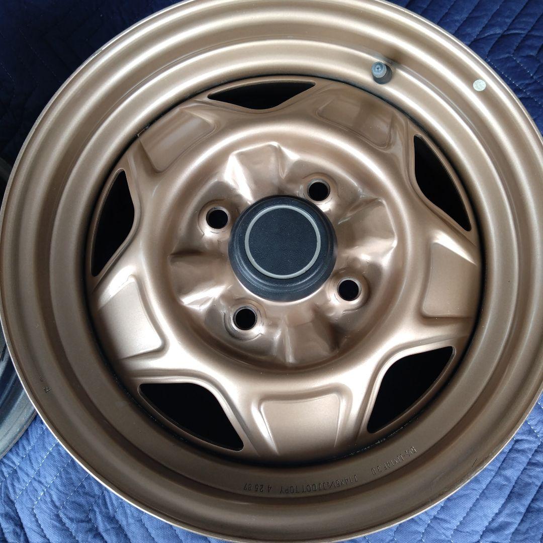 ①三菱ランサーEXターボ純正 14インチ スチールホイール ①、②セット購入