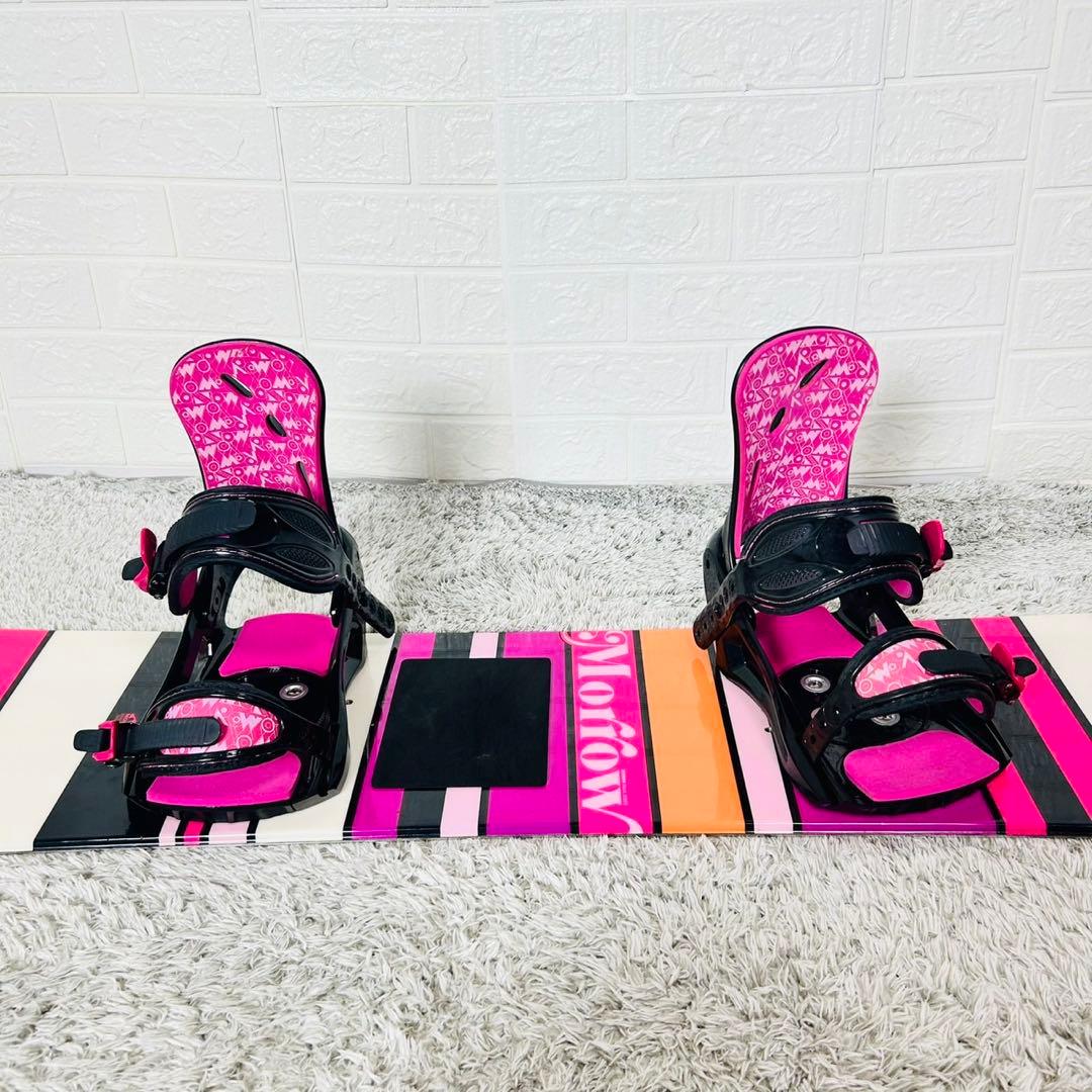 【初心者おすすめ】Morrow レディース スノーボード セット 140cm