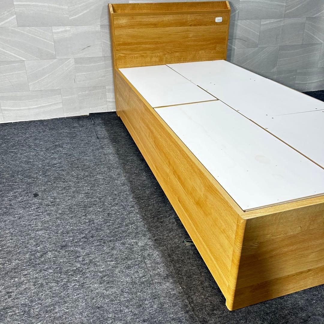 ニトリ ベッドフレーム ジオチェスト 収納4つ シングル 格安 d4792