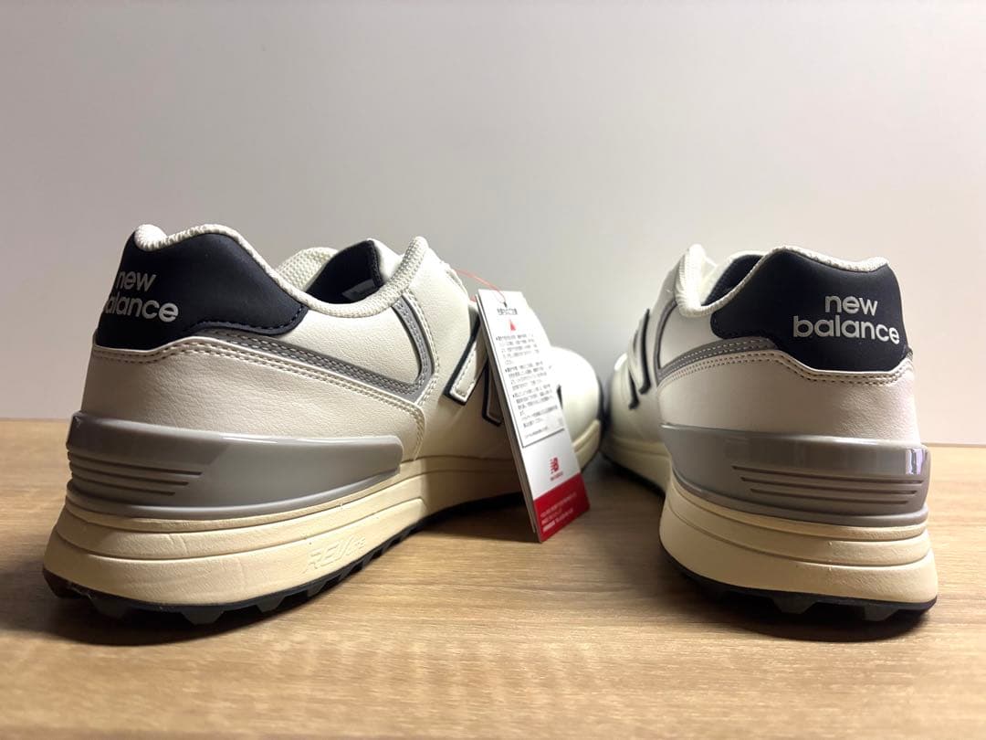 未使用 27.5cm 2E ニューバランスゴルフシューズUGBS574Hホワイト