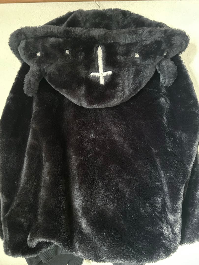 DimMoire ファーパーカー BLACK