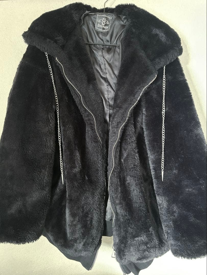 DimMoire ファーパーカー BLACK