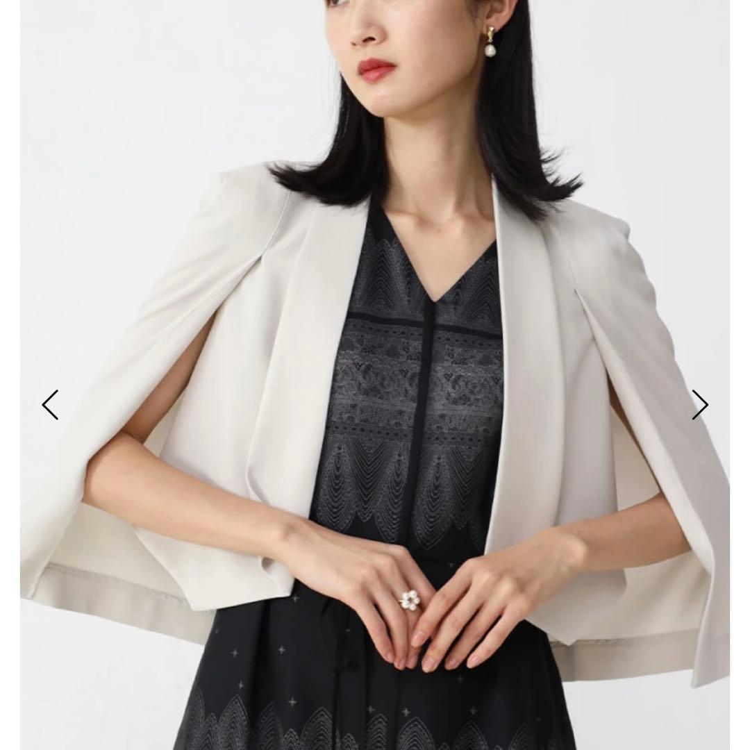 ヤマダヤresil ケープデザインショートジャケット