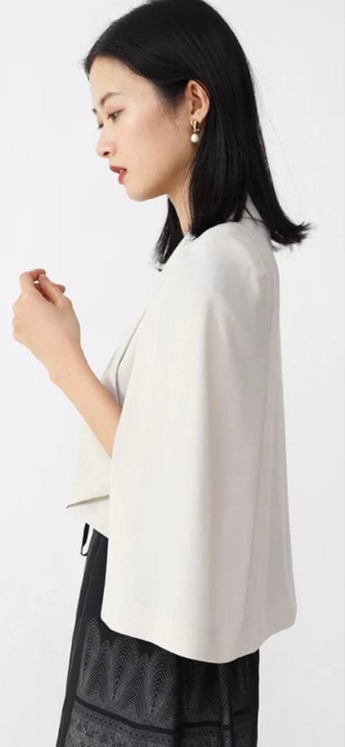 ヤマダヤresil ケープデザインショートジャケット