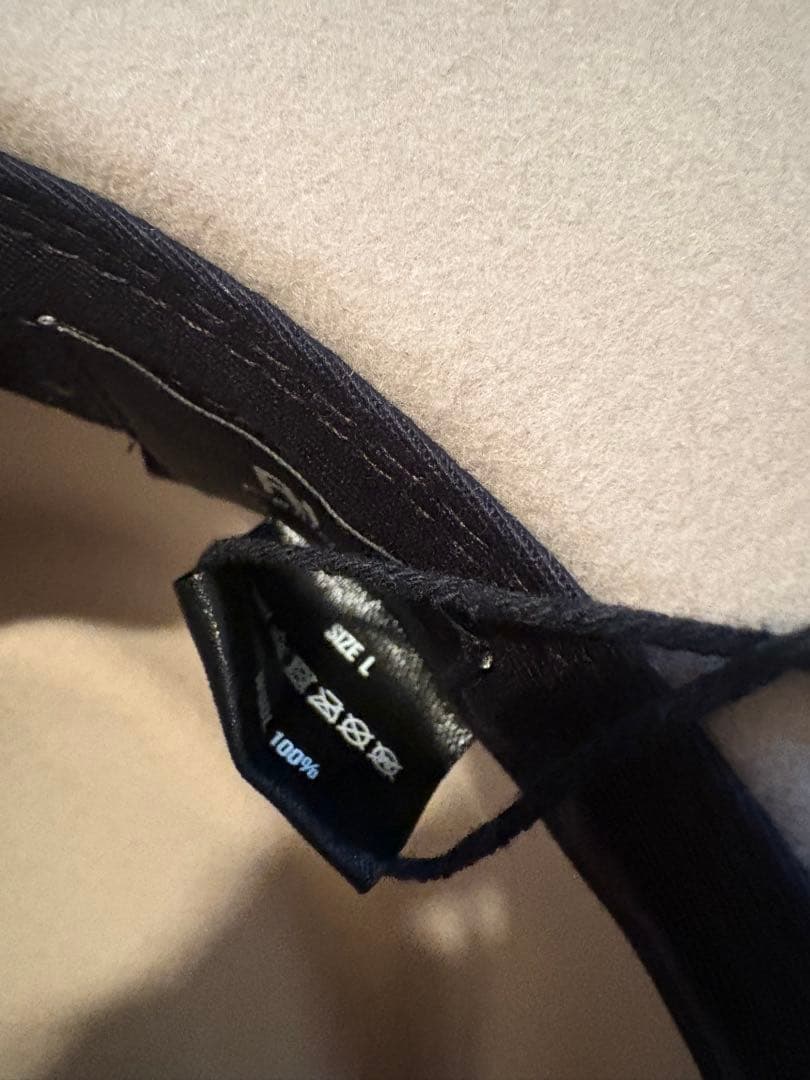 新品未使用MIDDLE BRIM FLAT HATハット　サイズL