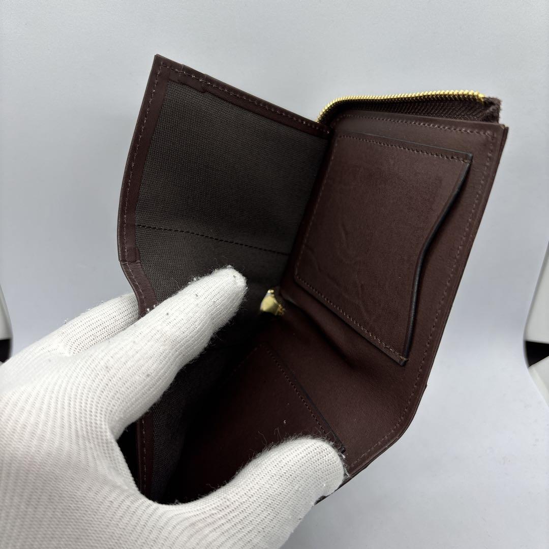 レンマ　クルバ　L字財布　タバコ　ブラウン系　プエブロレザー