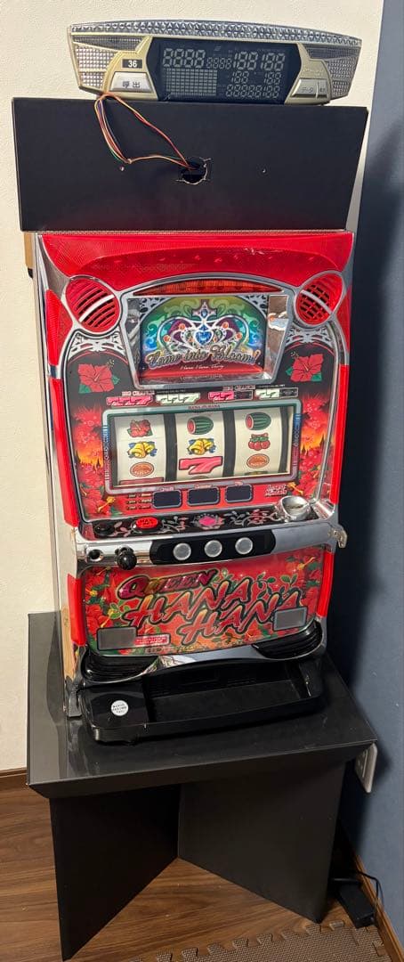 パチスロ実機 クイーンハナハナ 家庭用電源