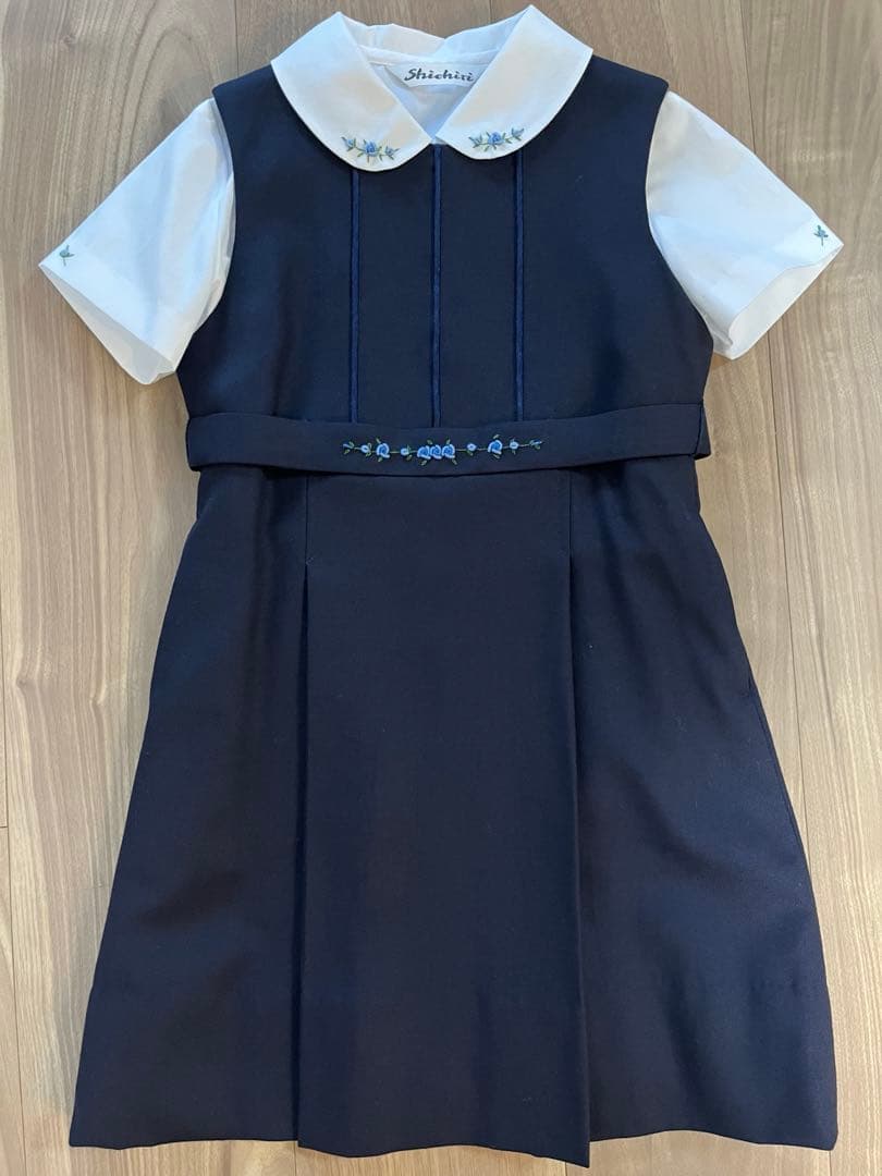 現行品　美品　七里久美子　ジャンパースカートセット