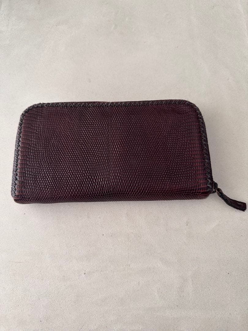 【FUNNY】リザード　スタリオン　チャーリーズウォレット　ダークブラウン