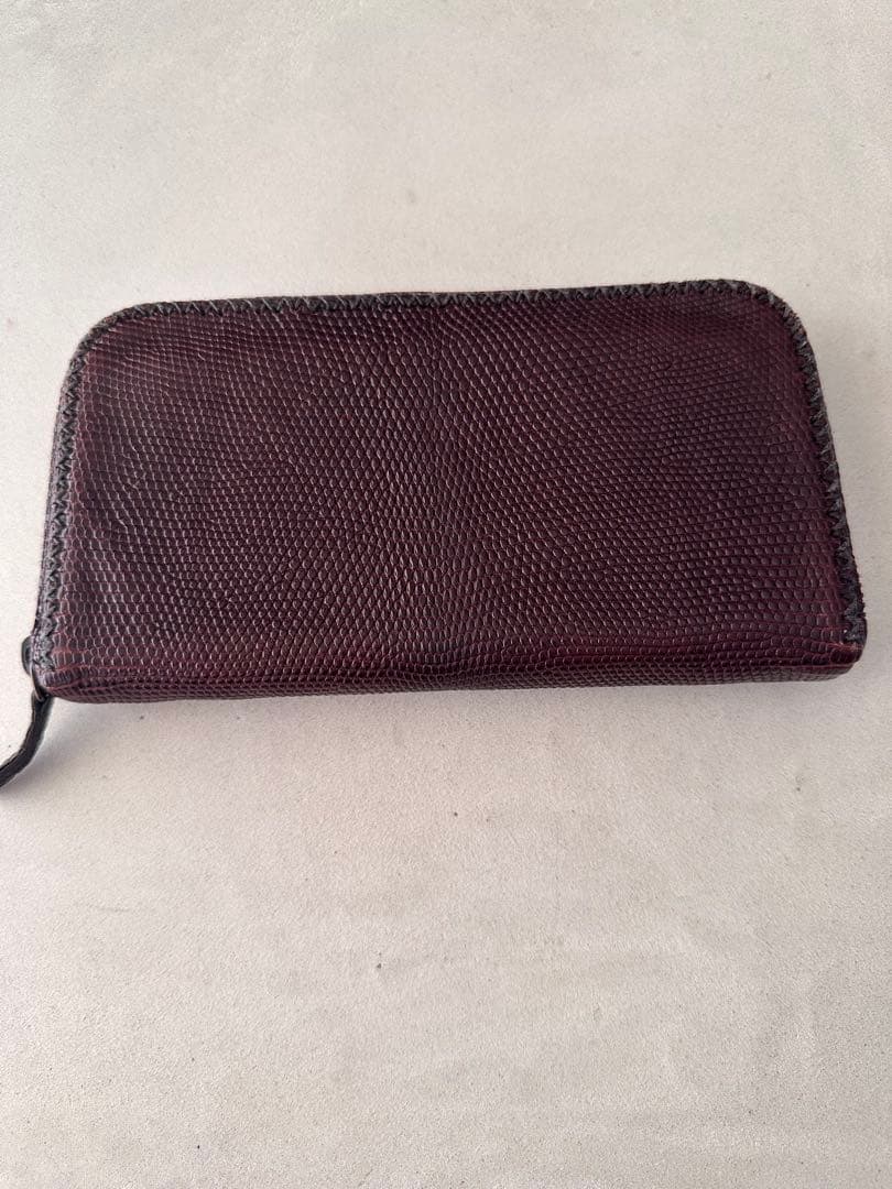 【FUNNY】リザード　スタリオン　チャーリーズウォレット　ダークブラウン