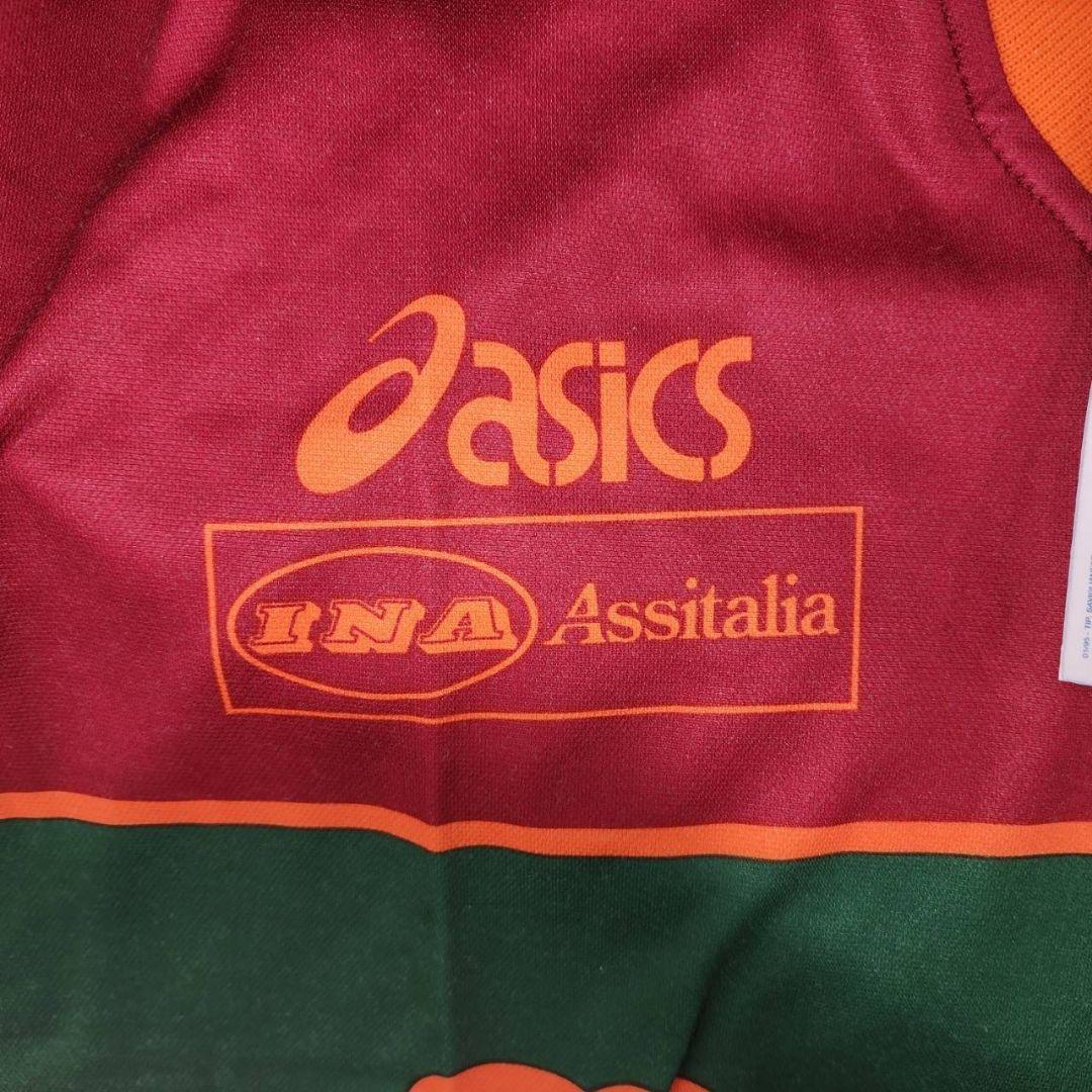 95-96 ASローマ　ASICSオフィシャル　トレーニングシャツ