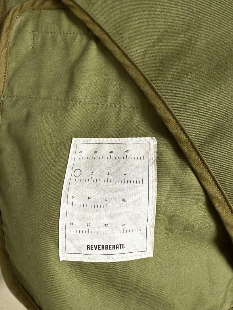 【REVERBERATE】CHINO TAILORED SET UP