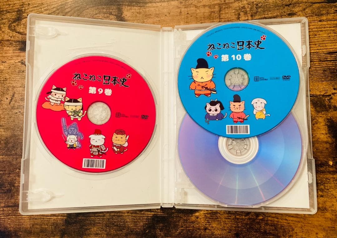 ねこねこ日本史　DVDーBOX １〜３巻セット　全５２話収録