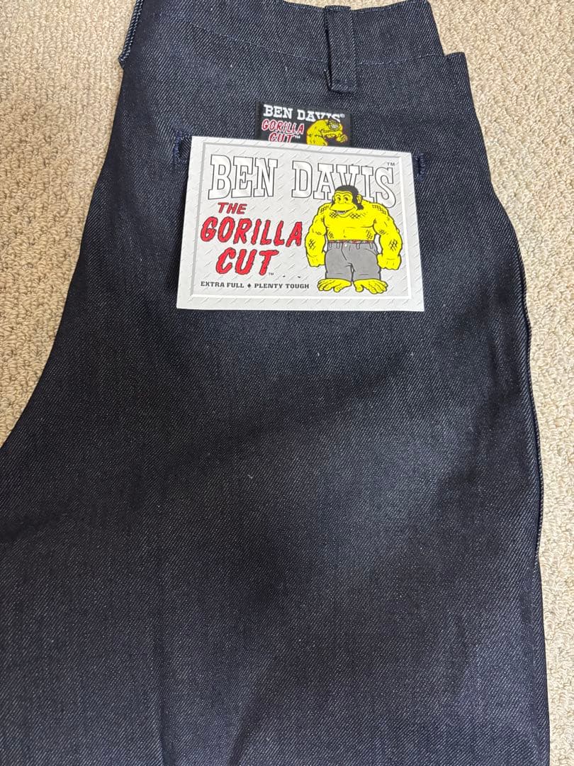 BEN DAVIS GORILLA CUT W36L30 インディゴデニム