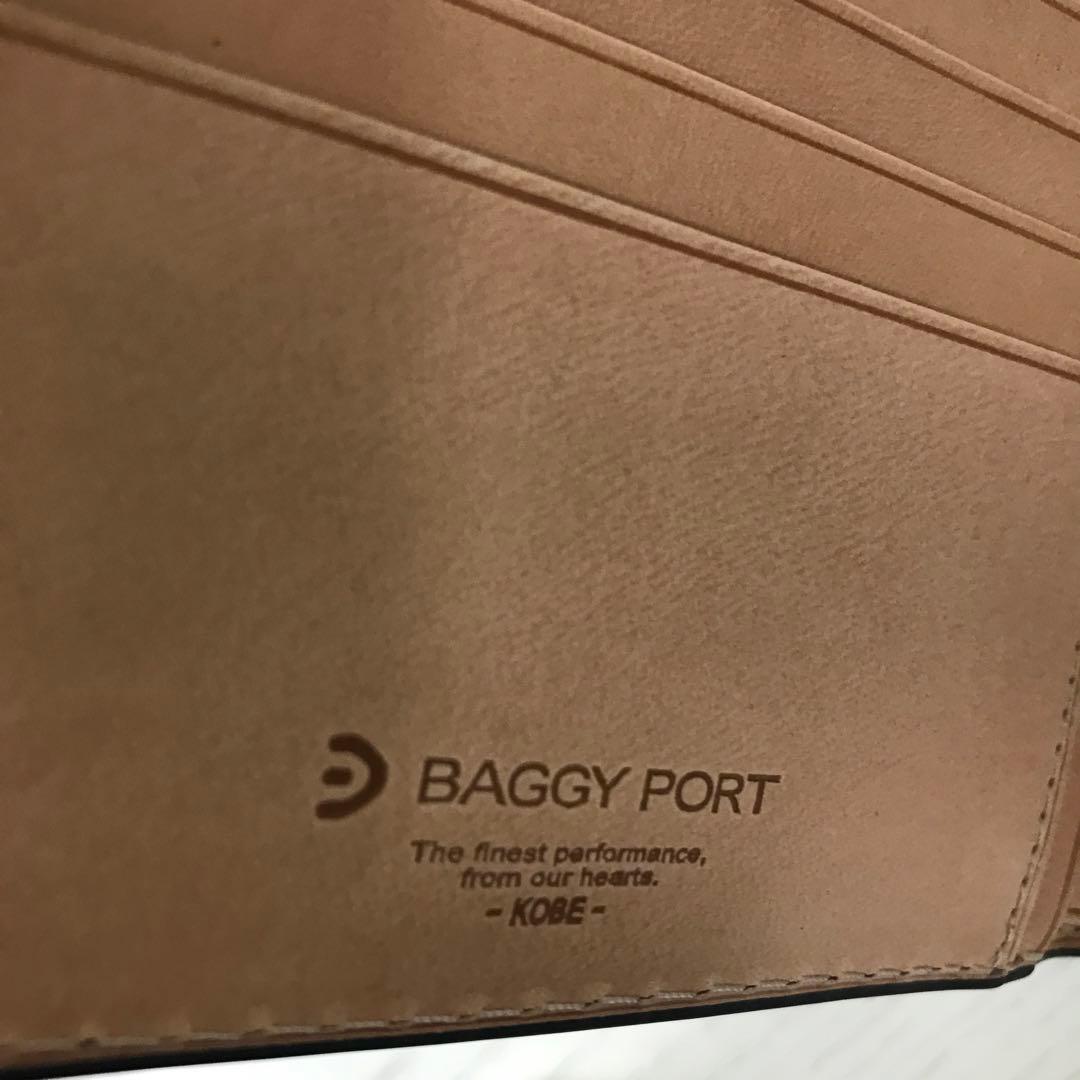 BAGGY PORTバギーポート 本革 二つ折り財布 ネイビー 新品未使用