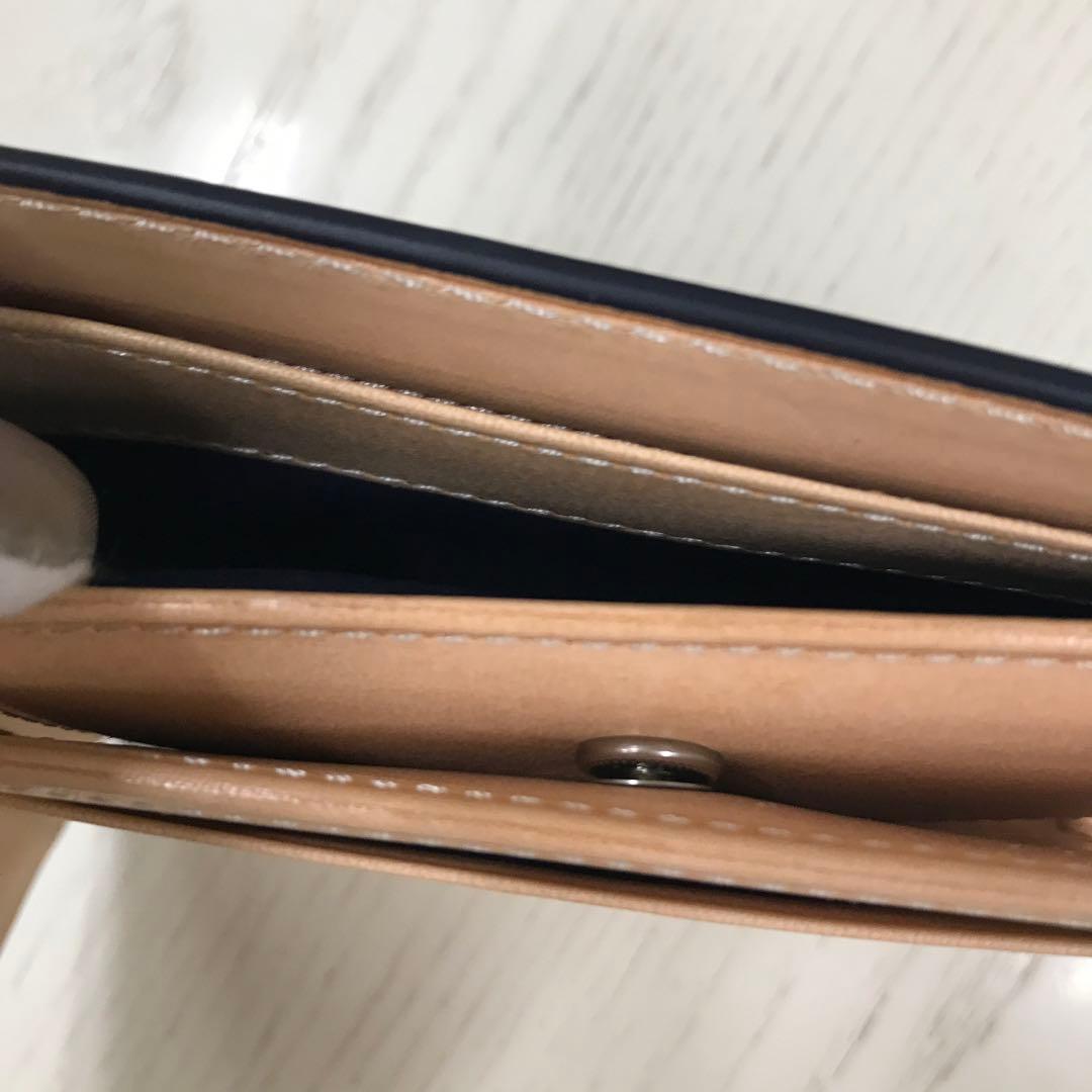 BAGGY PORTバギーポート 本革 二つ折り財布 ネイビー 新品未使用
