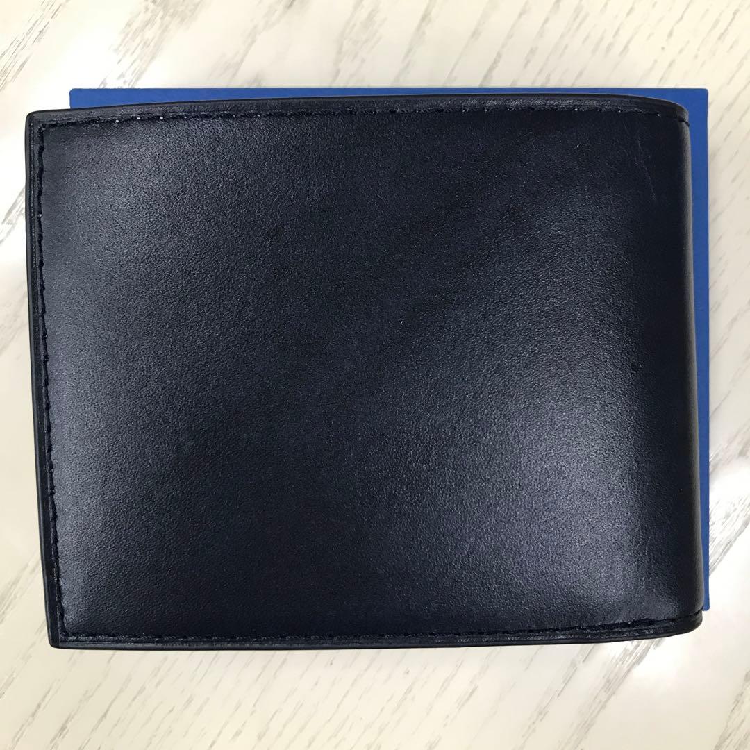 BAGGY PORTバギーポート 本革 二つ折り財布 ネイビー 新品未使用