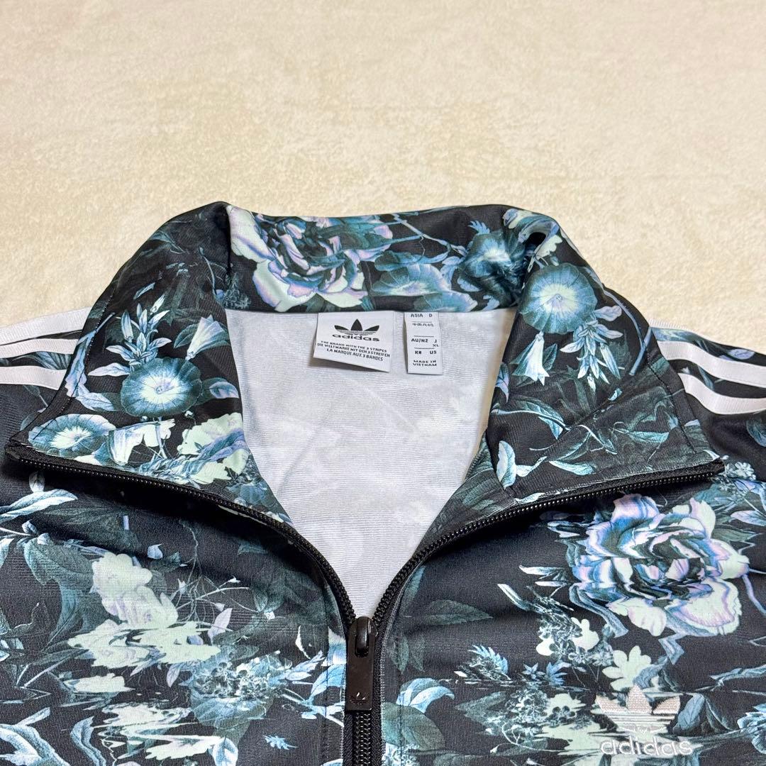 希少 美品✨ アディダス トラックジャケット フラワーファイヤーバードXL 花柄