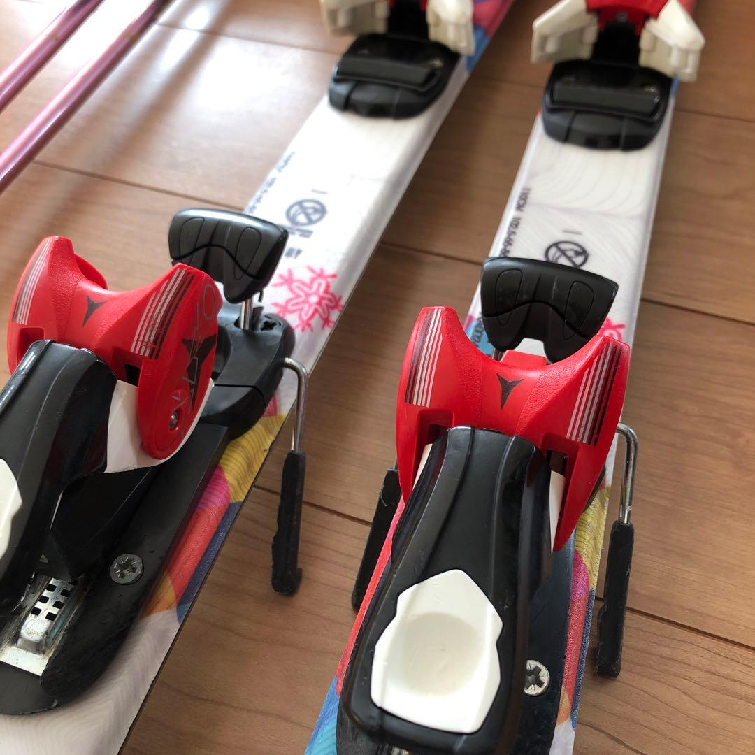 アトミック110CM スキー板とポールセット