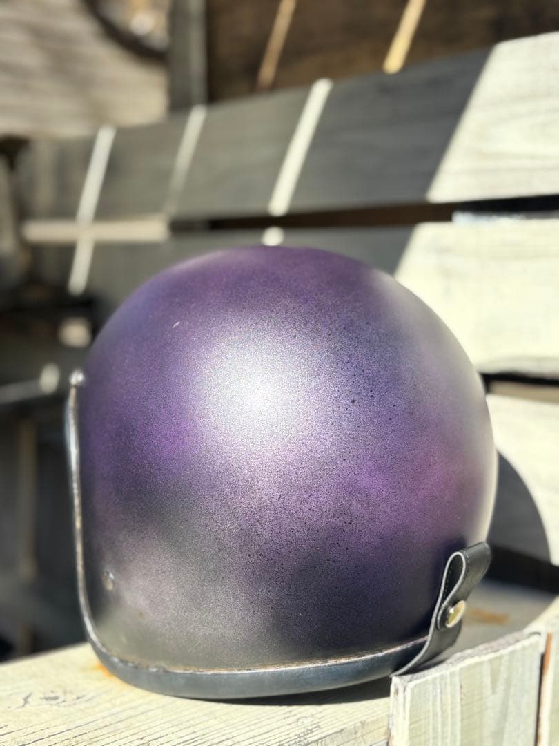 RAMSKIT カスタムヘルメット 500TX 小帽体 深め XLマットパープル
