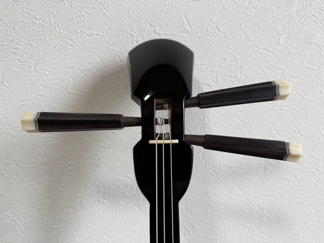 ASOVIVA アソビバ　三線セット 沖縄 消音ウマ付き　カラクイ3本新品