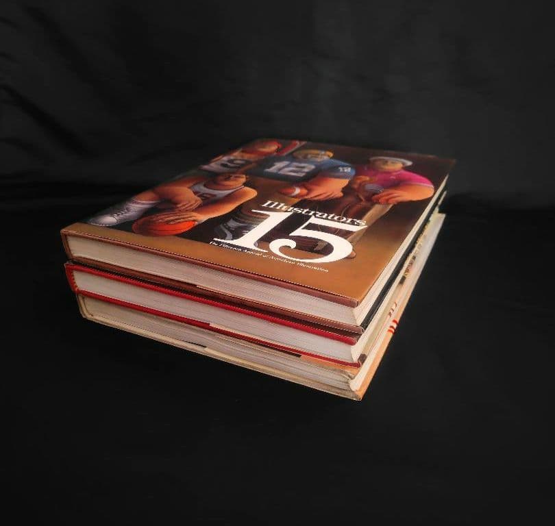 『ILLUSTRATORS 15.16.17 』1974年　3冊　イラスト集洋書