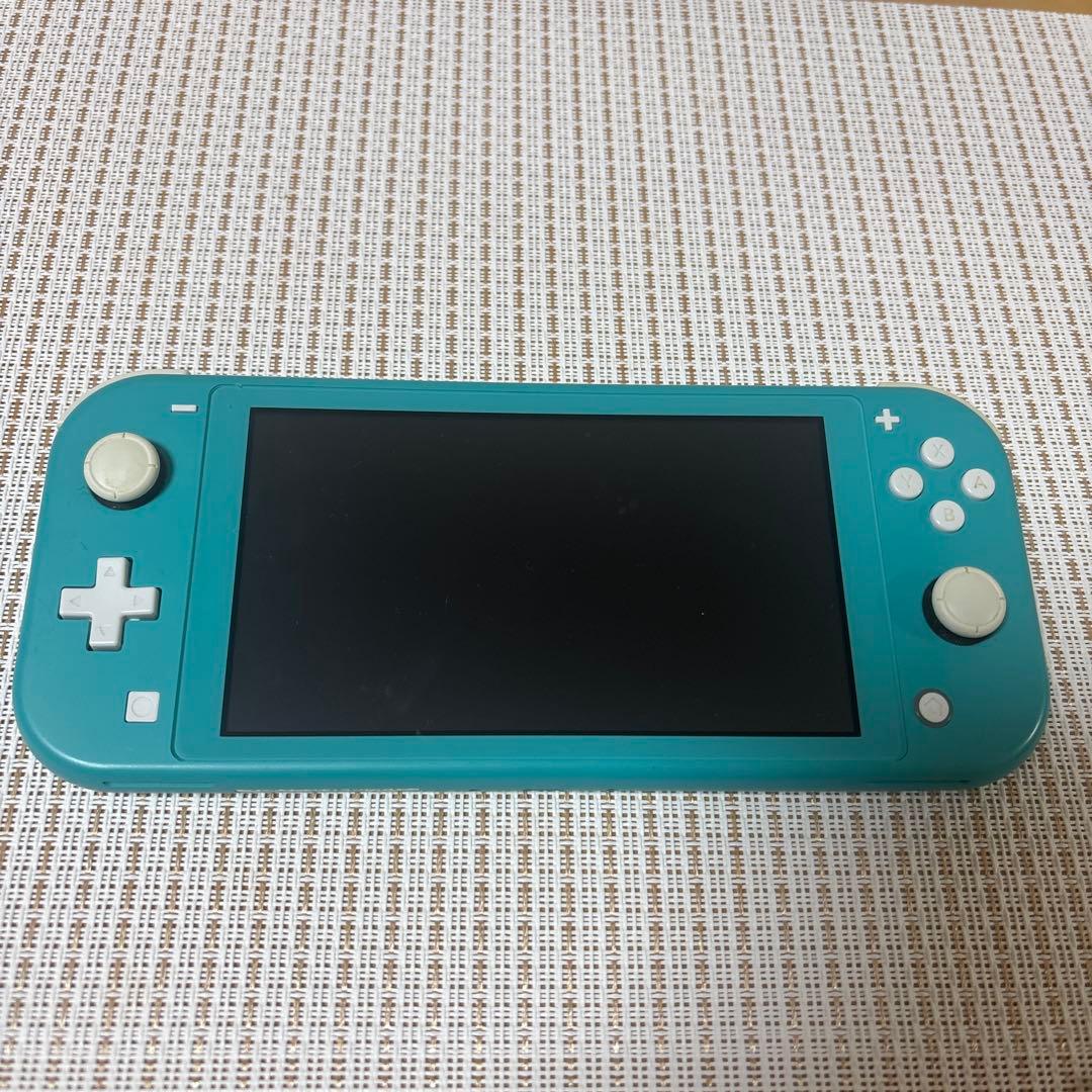 Switchライト　ターコイズ(箱、充電器、microSD無し)
