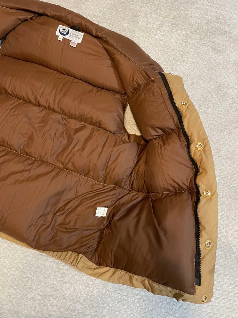 Crescent Down Works タン/ブラウン ダウンベスト M