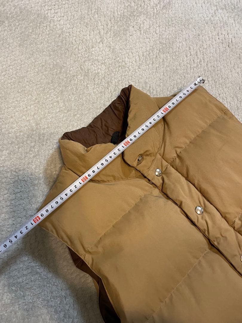 Crescent Down Works タン/ブラウン ダウンベスト M