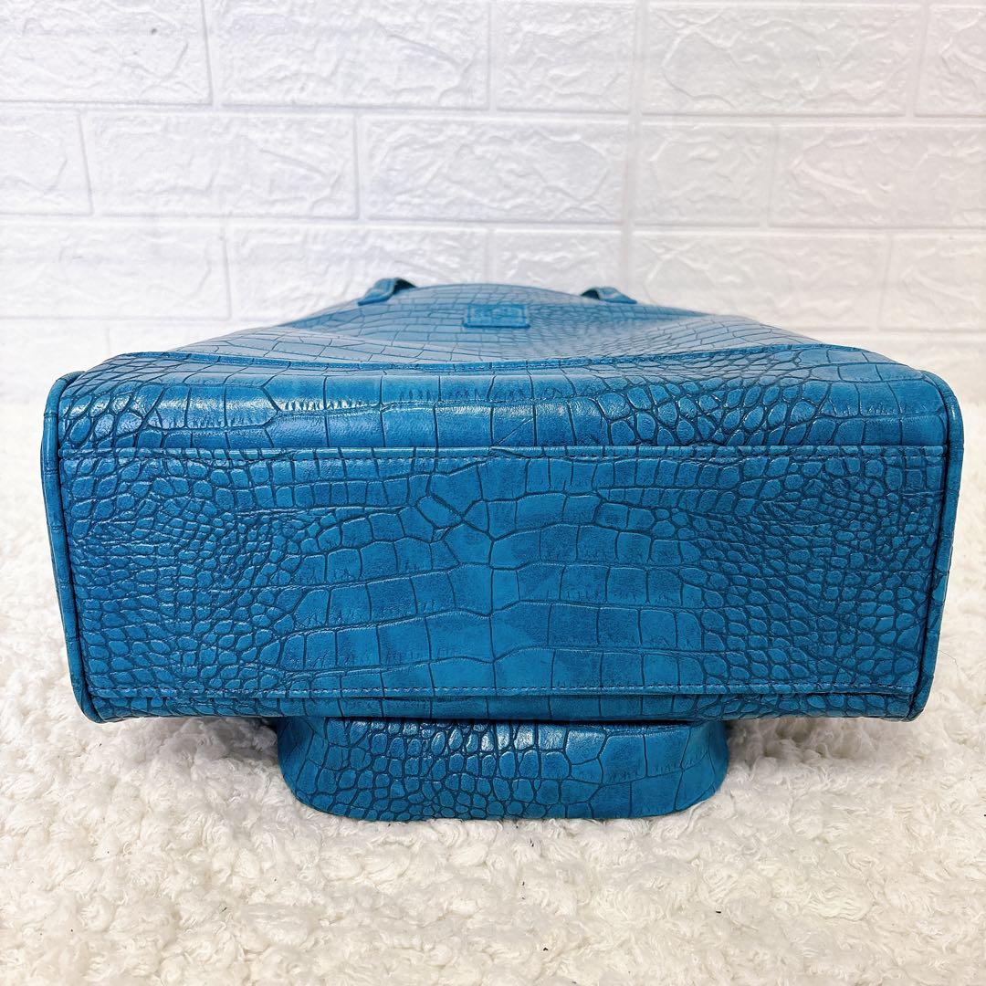 未使用　SWANY スワニー キャリーバッグ キャリー カート クロコ 型押し