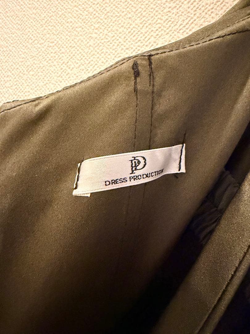 ★sana　DRESSPRODUTION カットドレス W301DG