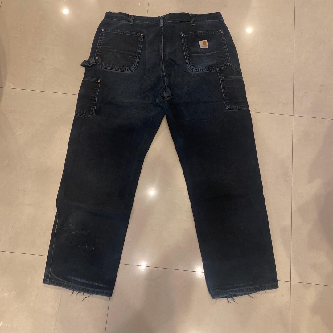 極上ボロ carhartt ダブルニーペインターパンツ フェード アメリカ製